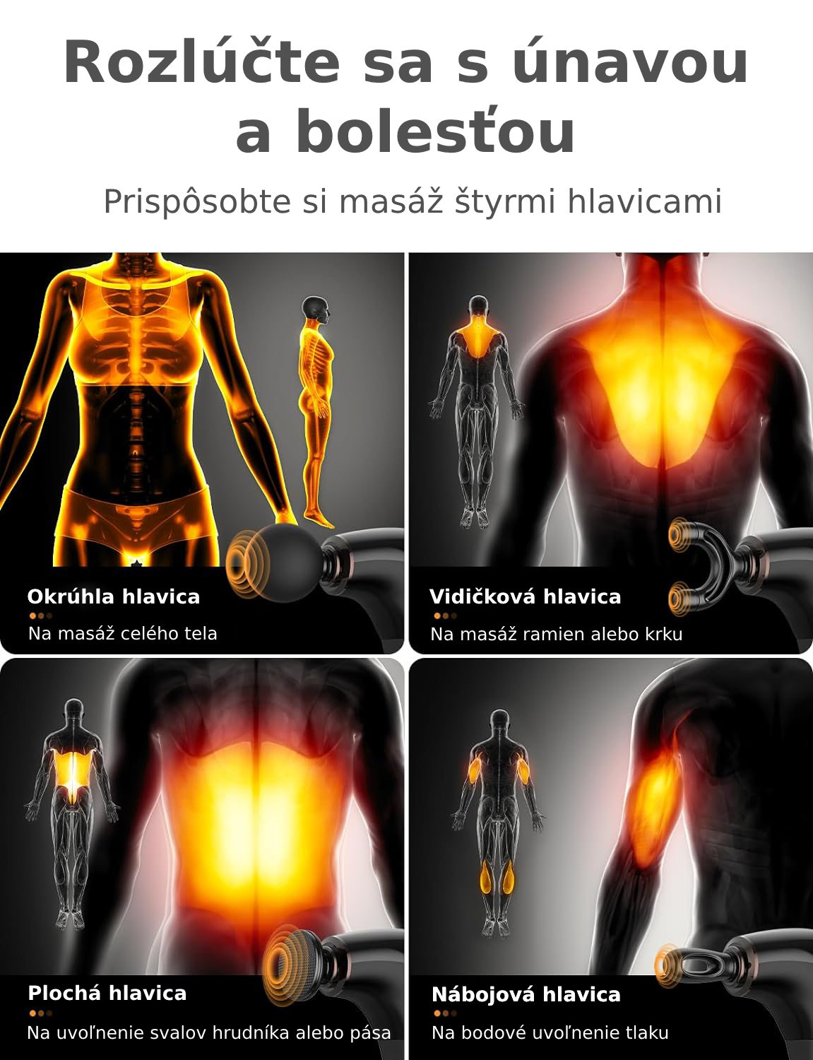 Zengun™ Masážna pištoľ s vylepšenou predĺženou rukoväťou