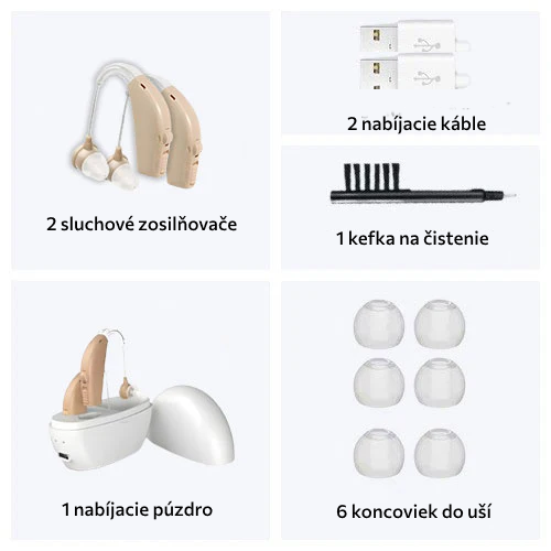 BTE Nabíjací Zosilňovač zvuku PureSound