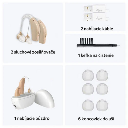 BTE Nabíjací Zosilňovač zvuku PureSound