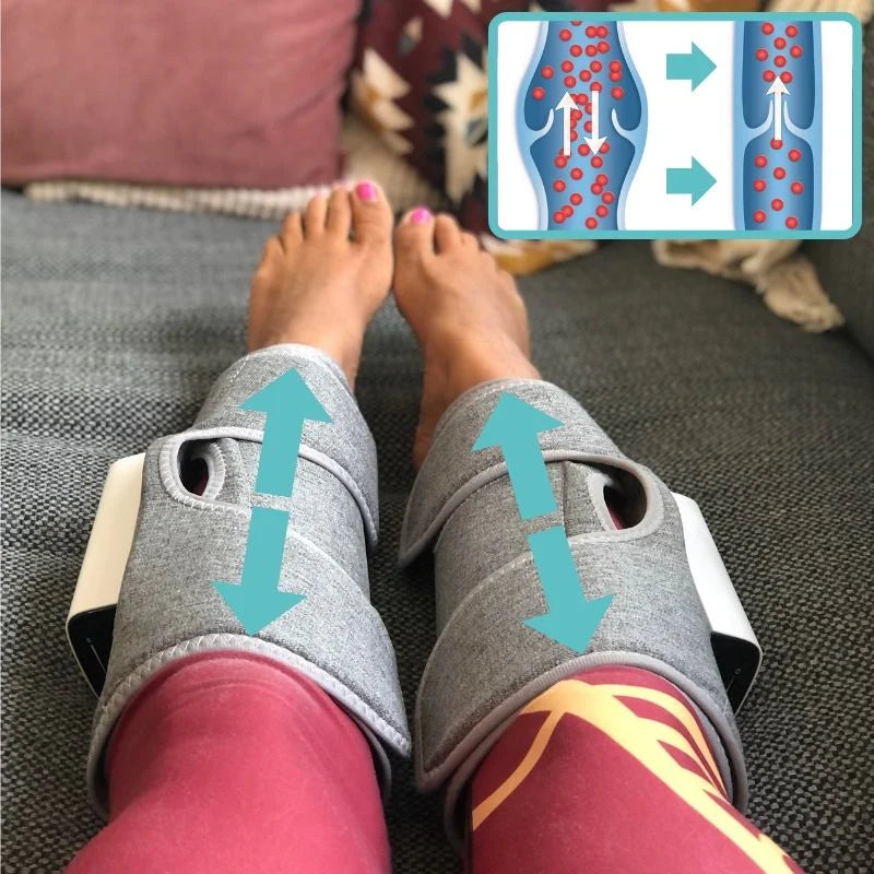 Masážny prístroj na nohy a lýtka Orthopro s popruhmi